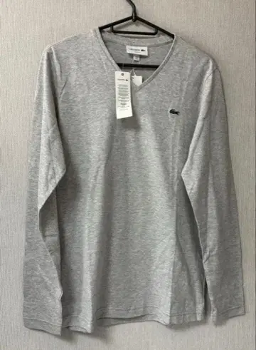 V넥 로고 롱T / 라코스테