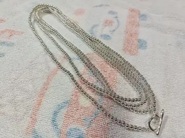 지나시스 eL +ONE 롱 목걸이 실버