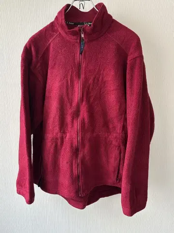 90s L.L.Bean 플리스 보아 자켓 M 보르도