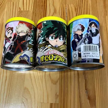 [ 빈 캔 ] 나의 히어로 아카데미아 초코 캔 3개 세트