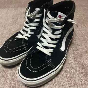 Vans 하이컷 스니커즈 블랙/화이트