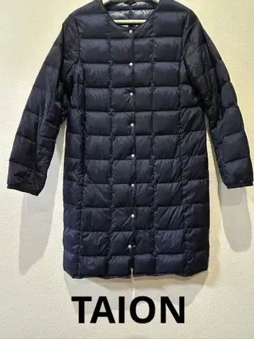 TAION 다운 롱 코트 TAION 여성용 이너다운