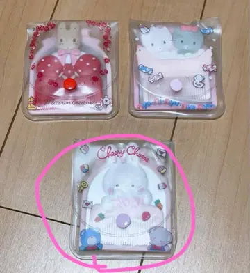 산리오 레트로 굿즈 거울 & 빗 & 케이스 포함 치어리 참