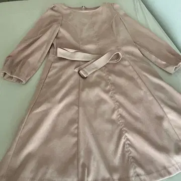 핑크 무릎 기장 원피스 사이즈 38