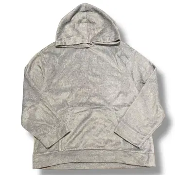 ZARA TRAFALUC 플리스 원단 풀오버 후드티 그레이 L