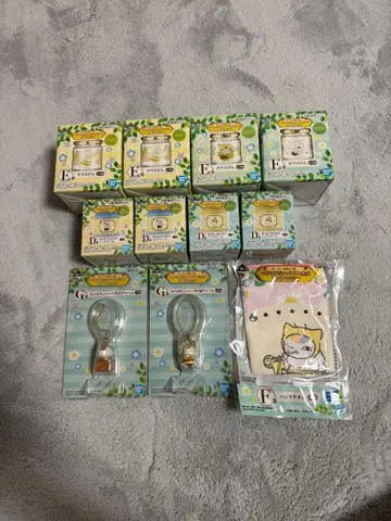 제일복권 나츠메 우인장 ~꿀벌냥코 선생님의 달콤한 한때~ 경품 모음 세트