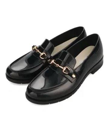 ORiental TRaffic 비트 모티브 PVC 레인 로퍼 우천 겸용