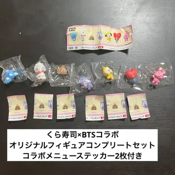 스티커 덤 포함! BT21 쿠라스시 피규어 컴플리트 세트