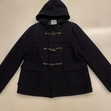 Ray BEAMS 레이빔즈 멜톤 숏 더플 코트