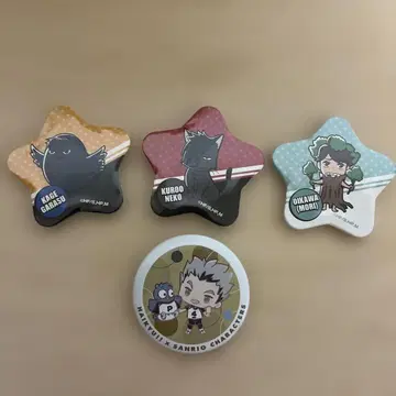 하이큐 캔뱃지 굿즈 오이카와 쿠로오 보쿠토 카게야마