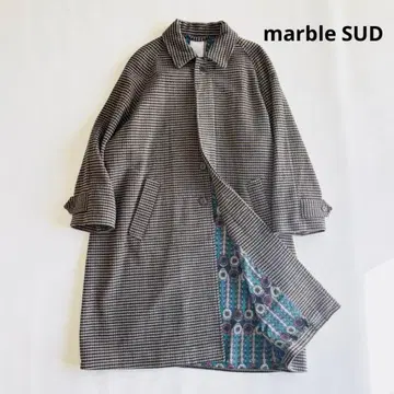 마블슈드 marble SUD 트위드 스텐 칼라 코트