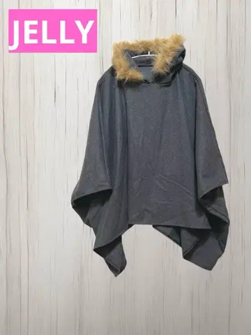 JELLY 그레이 퍼 포함 판초 택 포함 따뜻한 가을/겨울