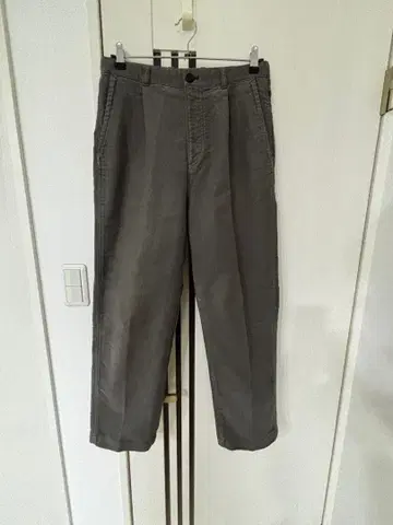 스티븐 앨런 울 코튼 슬랙스 팬츠