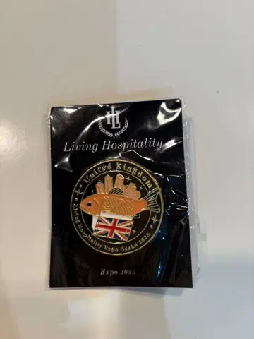 오사카 간사이 만국박람회 Expo2025 영국 핀 배지