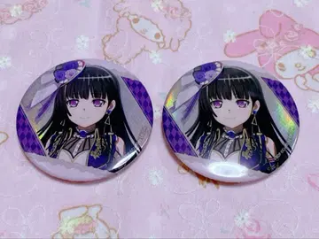 뱅드림 흰금 린코 홀로그램 캔뱃지 2개 세트