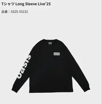 Oasis T셔츠 Long Sleeve Live'25