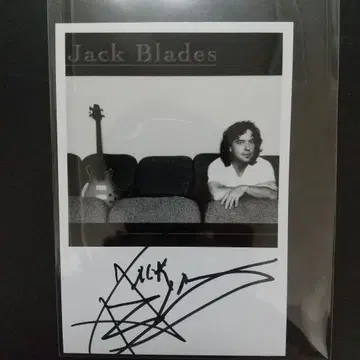 잭 블레이즈 친필 사인