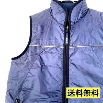 [ 구제 의류 ] 사이러스 네이비 지퍼 달린 베스트 사이드 포켓 포함