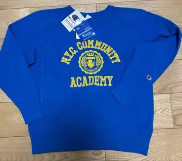 챔피온 champion 리버스 위브 파랑 택 스웨트 셔츠