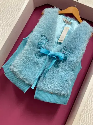 슈퍼 뷰티 가슴 스팽글 리본 묶음 보아 베스트