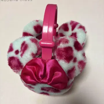 디즈니 레오파드 무늬 귀도리