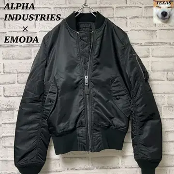 ALPHA INDUSTRIES x EMODA MA-1 자켓 블랙