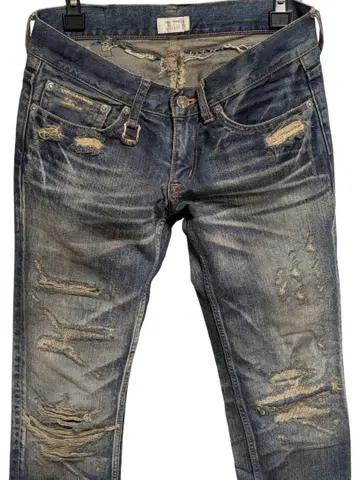 EGO TRIPPING DAMEGE DENIM SLIM