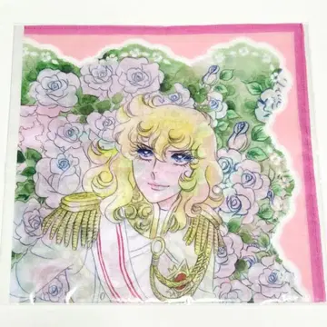 베르사이유의 장미 손수건 홍장미 백장미 오스칼 마리 앙투아네트