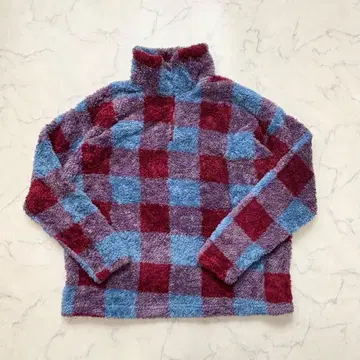 Eddiebauer 체크 무늬 플리스 자켓