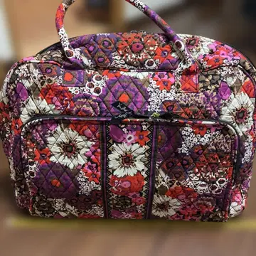 베라&꽃무늬 퀼팅 보스턴 백