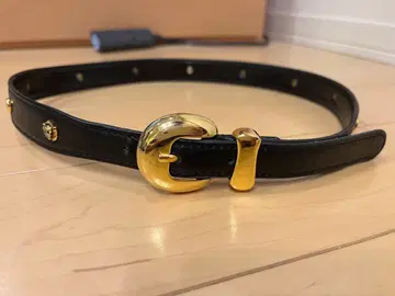 블랙 가죽 벨트