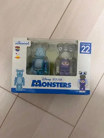 베어브릭 몬스터 주식회사 커플 세트