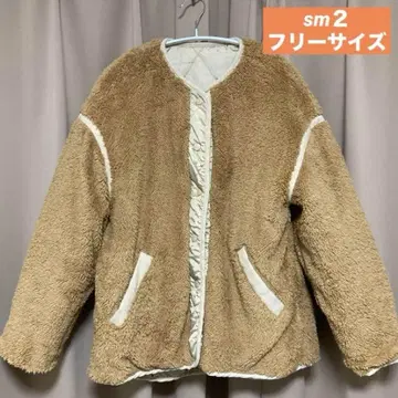 사만사 모스모스 sm2 리버서블 보아 자켓