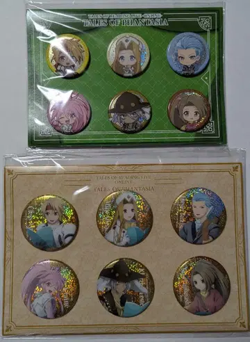 테일즈 팬터지아 캔뱃지 크레스 민트 체스터 아체 클라스