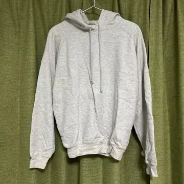 AURALEE 오라리 그레이 후드티