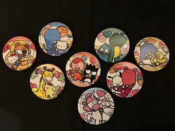 타베코 동물 x 산리오 캐릭터즈 트레이딩 캔 배지 세미 컴프