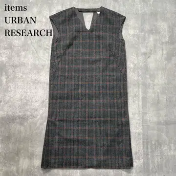 아이템즈 어반 리서치 [ F ] 롱 원피스 I라인 스트레이트 올 패턴