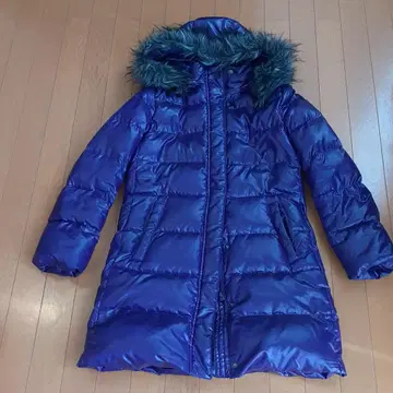 UNIQLO 퍼 퍼플 다운 자켓 (S)