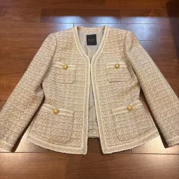 DAMA collection 베이지 트위드 자켓