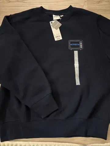 새상품 미사용 헤비 웨이트 맨투맨 풀오버 퍼펫 순순 GU L