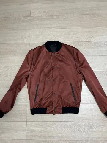 ZARA 브라운 점퍼 블루종