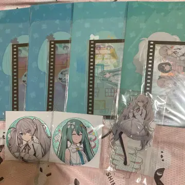 프로세카 하츠네 미쿠 하피콜레 아크릴 스탠드 캔뱃지 티켓 홀더