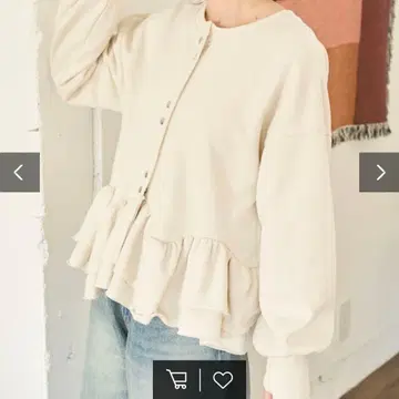 2way 밑단 프릴 숏 풀오버