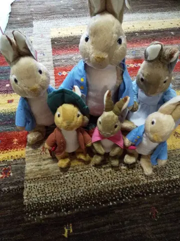 피터 래빗 대중소 봉제 인형 6체 세트