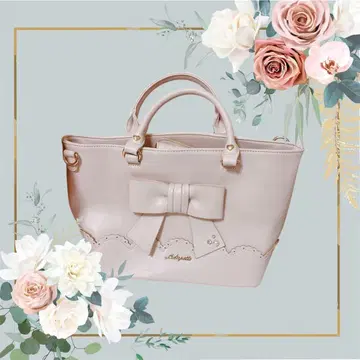 Lodispotto 리본 포함 숄더백 핑크