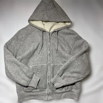 50's - 안감 기모 더블 페이스 알루미늄 지퍼 후드티 맨투맨