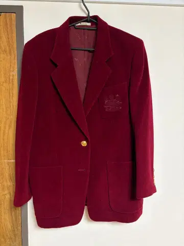 90s Aquascutum 테일러드 자켓 골드 버튼 Autumn