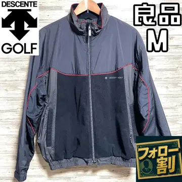 [팔로우 할인] 고품질 데상트 골프 나일론 플리스 절개 남성용 M 사이즈