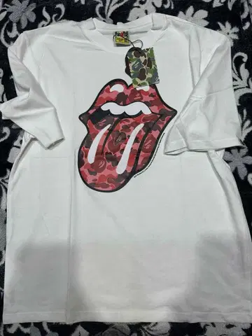 롤링 스톤즈 T셔츠 화이트