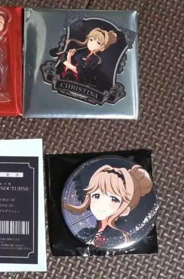 아이돌 마스터 토모카 캔뱃지 스티커 세트